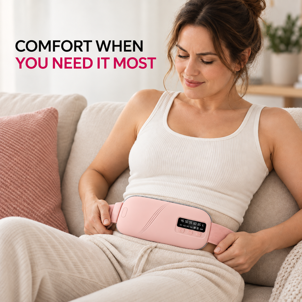 Lunara™ Heated Period Belt — A Little Comfort When You Need It Most.