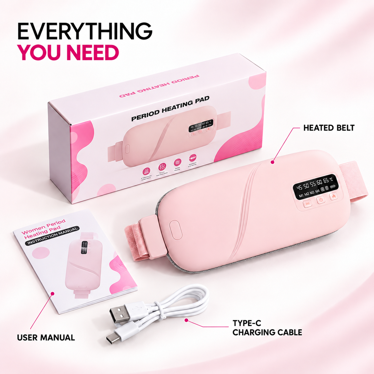 Lunara™ Heated Period Belt — A Little Comfort When You Need It Most.