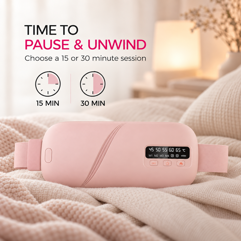 Lunara™ Heated Period Belt — A Little Comfort When You Need It Most.