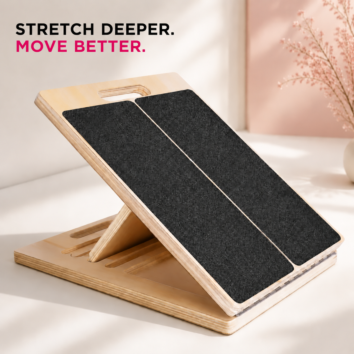 Flexora™ Adjustable Slant Board — Move Freely. Feel Stronger. Live Better.