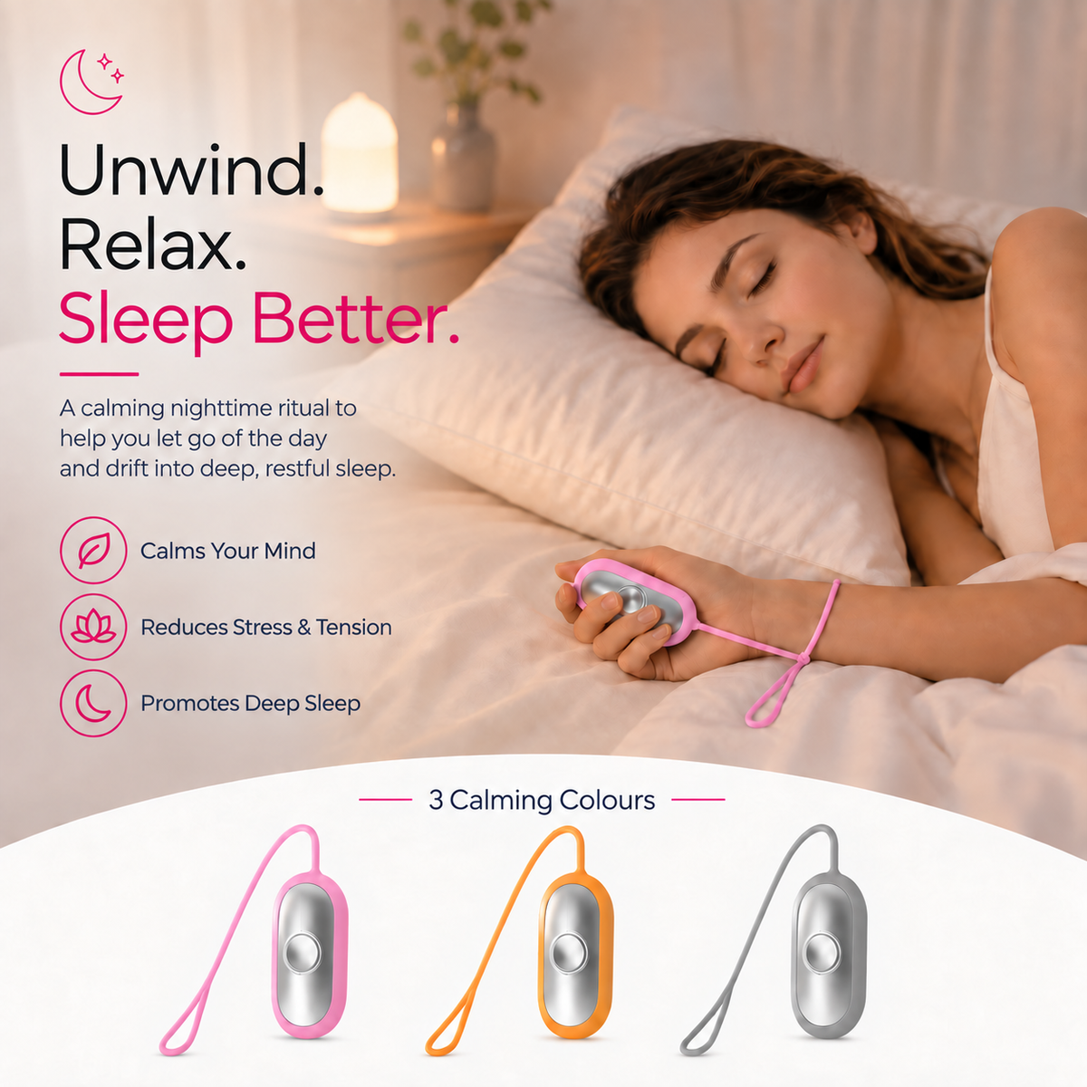 Calmora™ Pulse Relaxation Device — A Little Luxury For A Calmer Mind