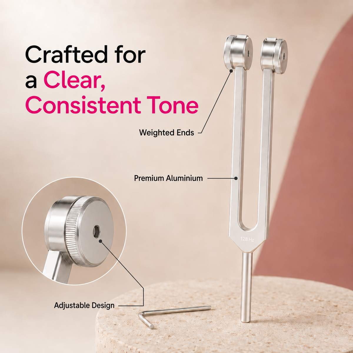 SonaEase™ Tuning Fork - Your Moment Of Calm. Restored
