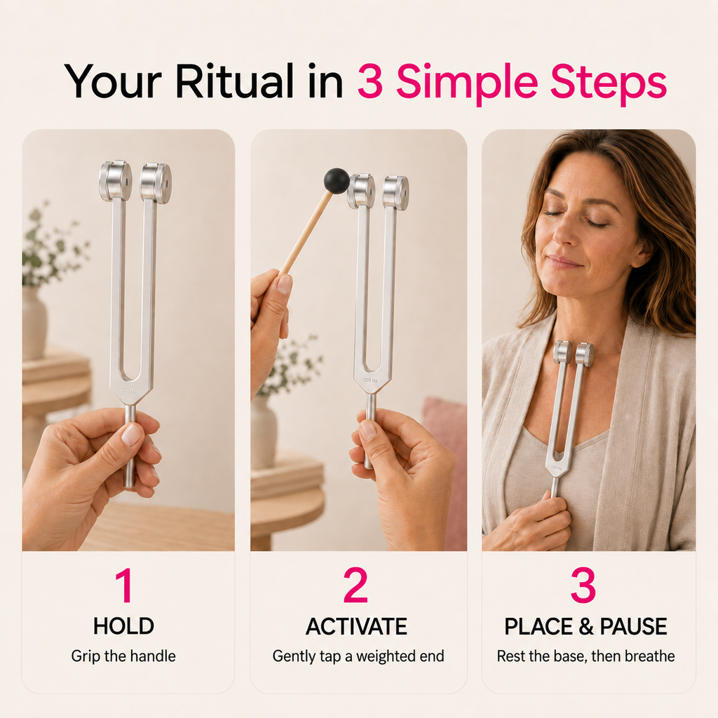 SonaEase™ Tuning Fork - Your Moment Of Calm. Restored