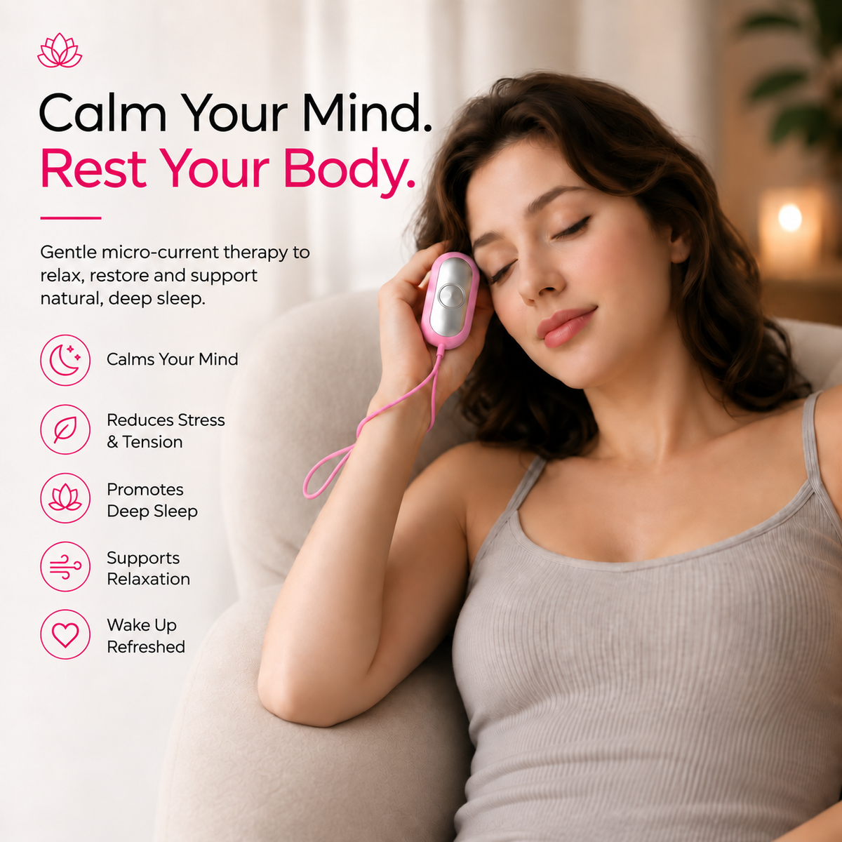 Calmora™ Pulse Relaxation Device — A Little Luxury For A Calmer Mind