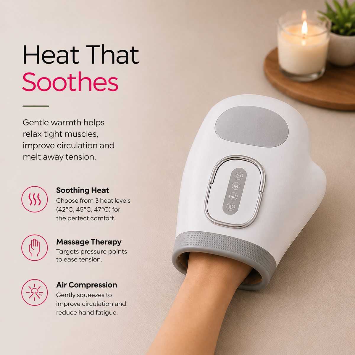 ThermaEase™ Massage Glove — A Little Luxury For Hardworking Hands